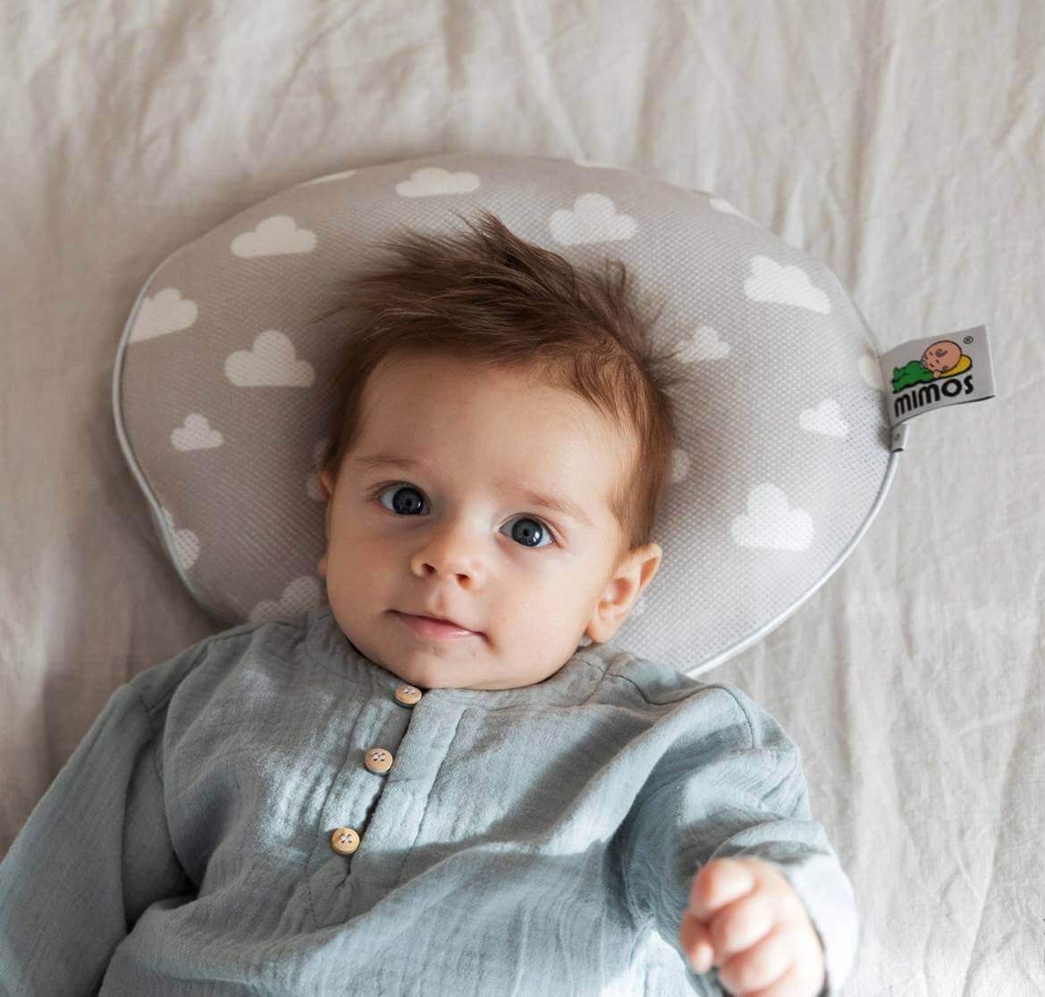 Cover for Mimos Pillow - Grey Cloud