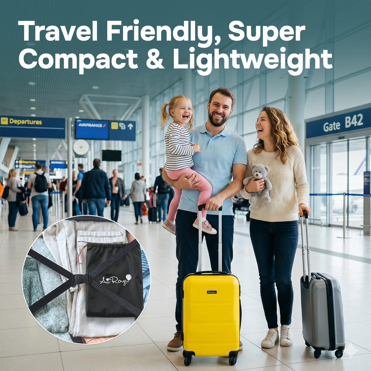 Inflatable Bed Guard – Portable Toddler Bed Rail for Travel &amp; Home