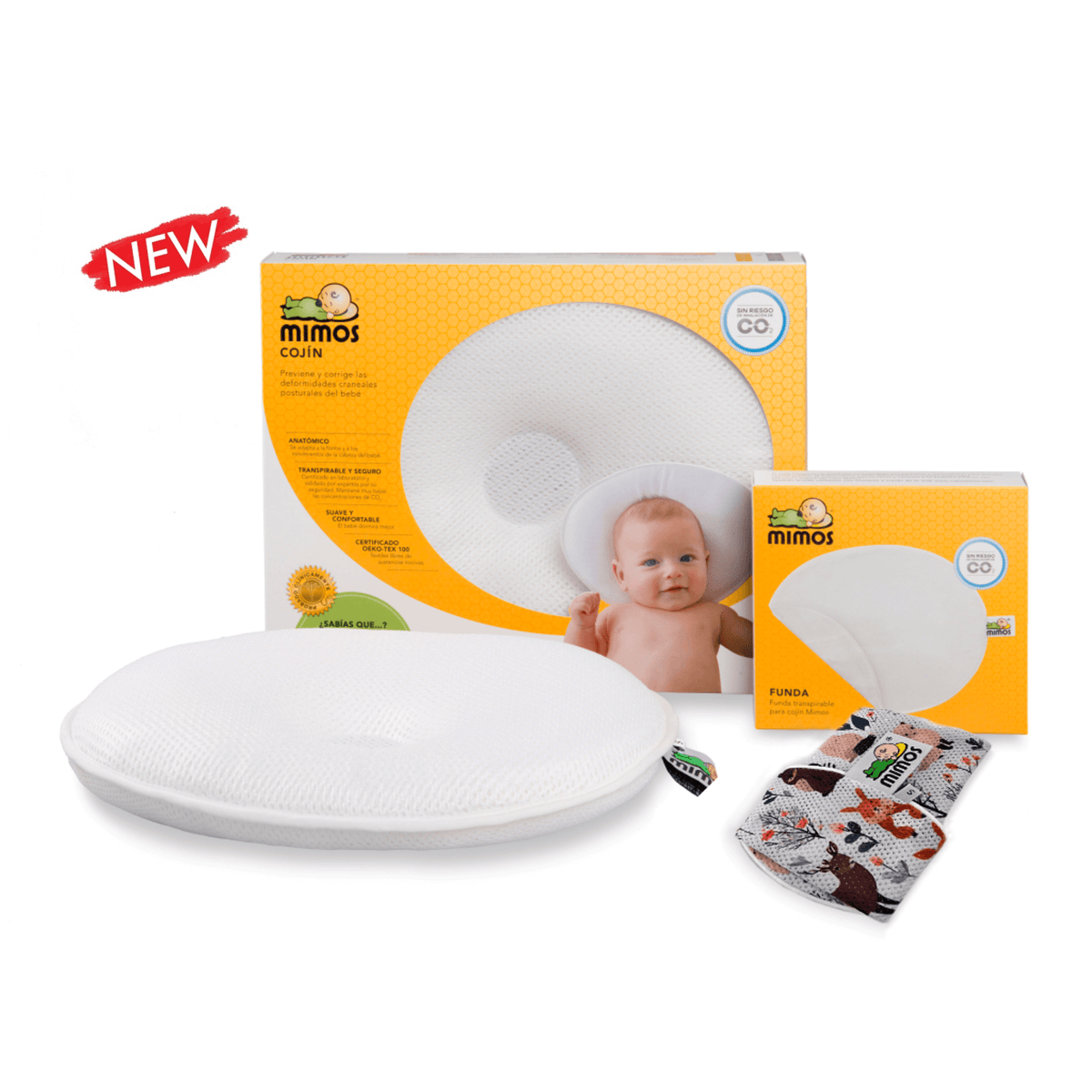 Mimos Pillow Bundle - Pillow and a Cover (Wild Forest - NEW)