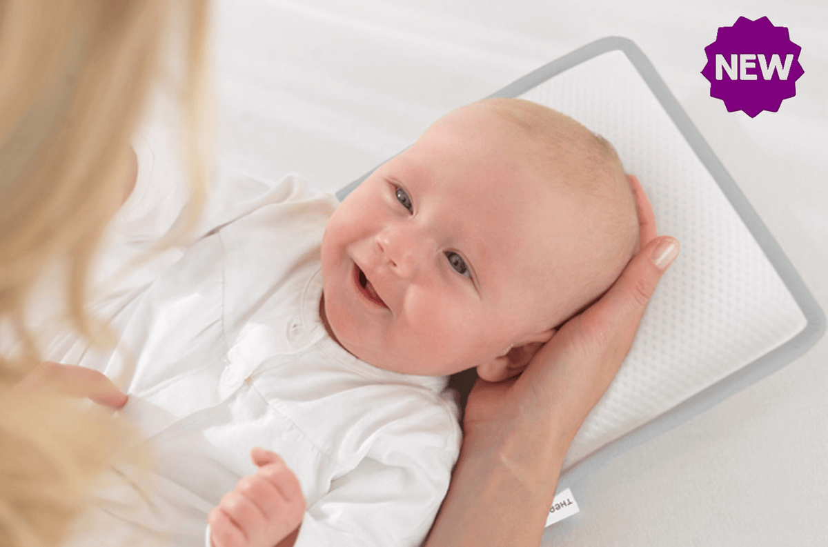 Theraline Baby Flat Head Pillow – Size 1 &amp; 2 (Head Shape Protection)