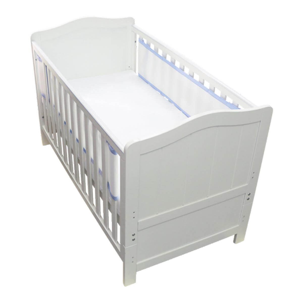 Breathable cot bumper 2 sided on sale