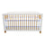 4-sided breathable safe 3D Air Mesh baby cot bed bumper blue wrapping