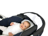 Size-P Mimos Baby Pillow being used in a pushchair, pram or stroller