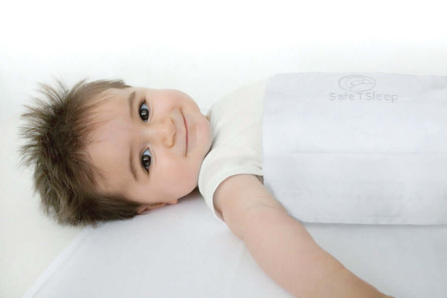 Safe T Sleep®  Sleepwrap® Baby Wrap & little HEADwedge