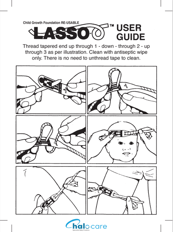 Head Circumference Measurement with Lasso tape manual