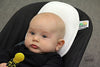 Baby using size-P Mimos Pillow in a pushchair