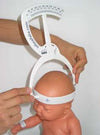 Measuring baby flat head severity with craniometer - Brachycephaly anterior posterior