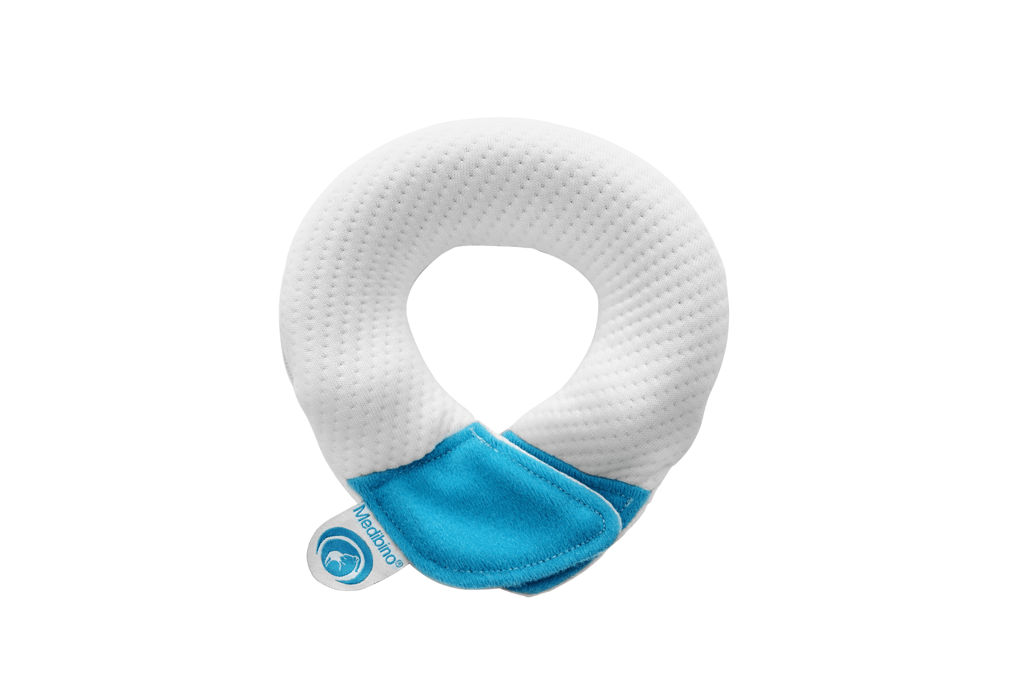 Medibino cushion in blue for baby flat head