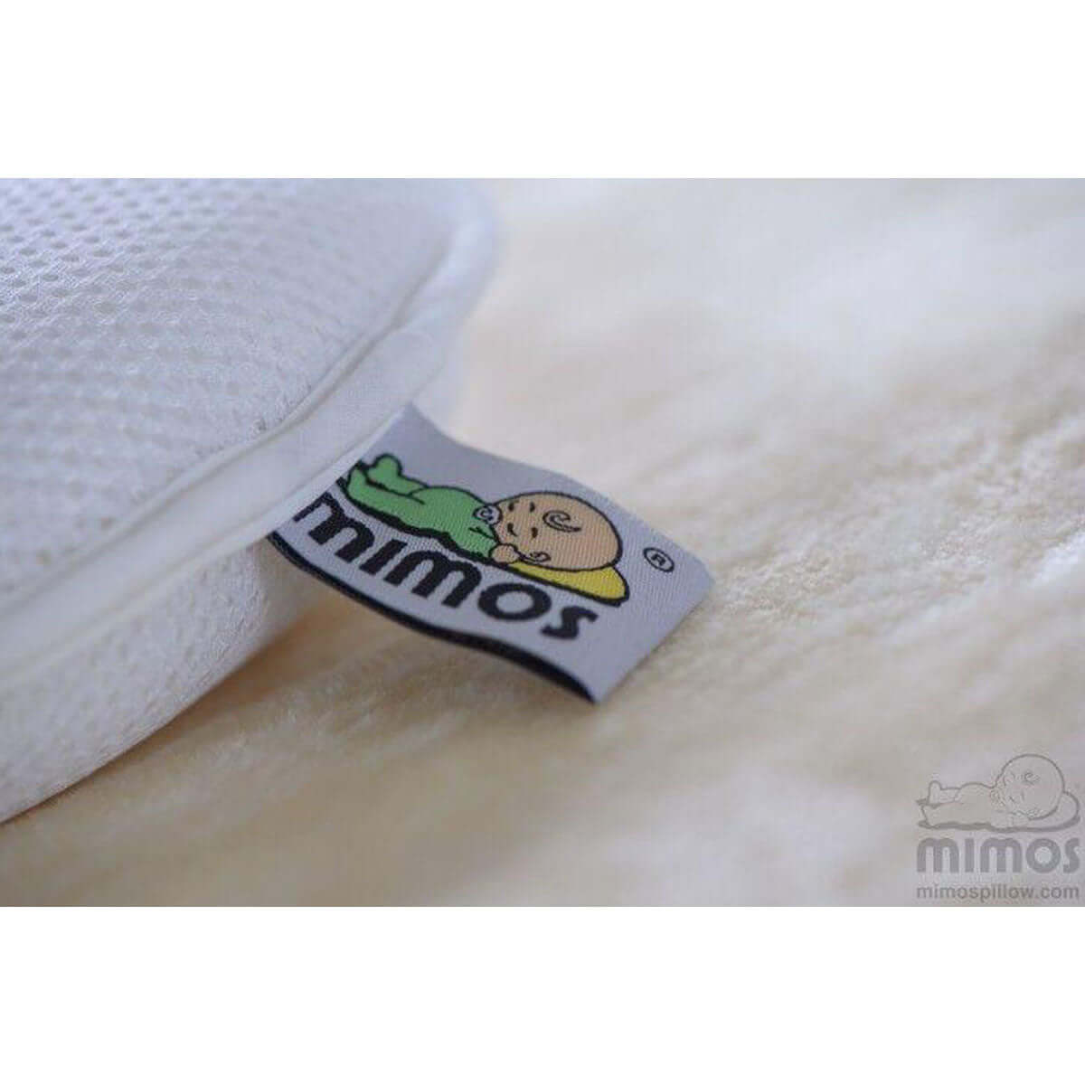 Mimos baby pillow for flat head prevention and natural treatment