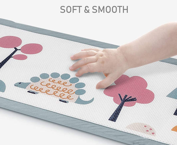 Soft touch protective baby cot bumper Dino print